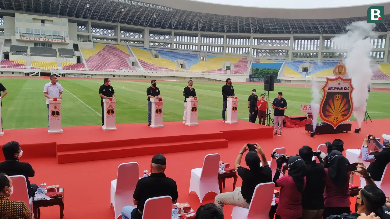 Seremonial launching homebase baru Bhayangkara Solo FC