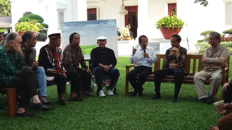 Budayawan kumpul bersama Jokowi.