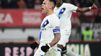 Striker Inter Milan Lautaro Martinez sumbang gol lawan Monza di pekan ke-20 Liga Italia (AFP)