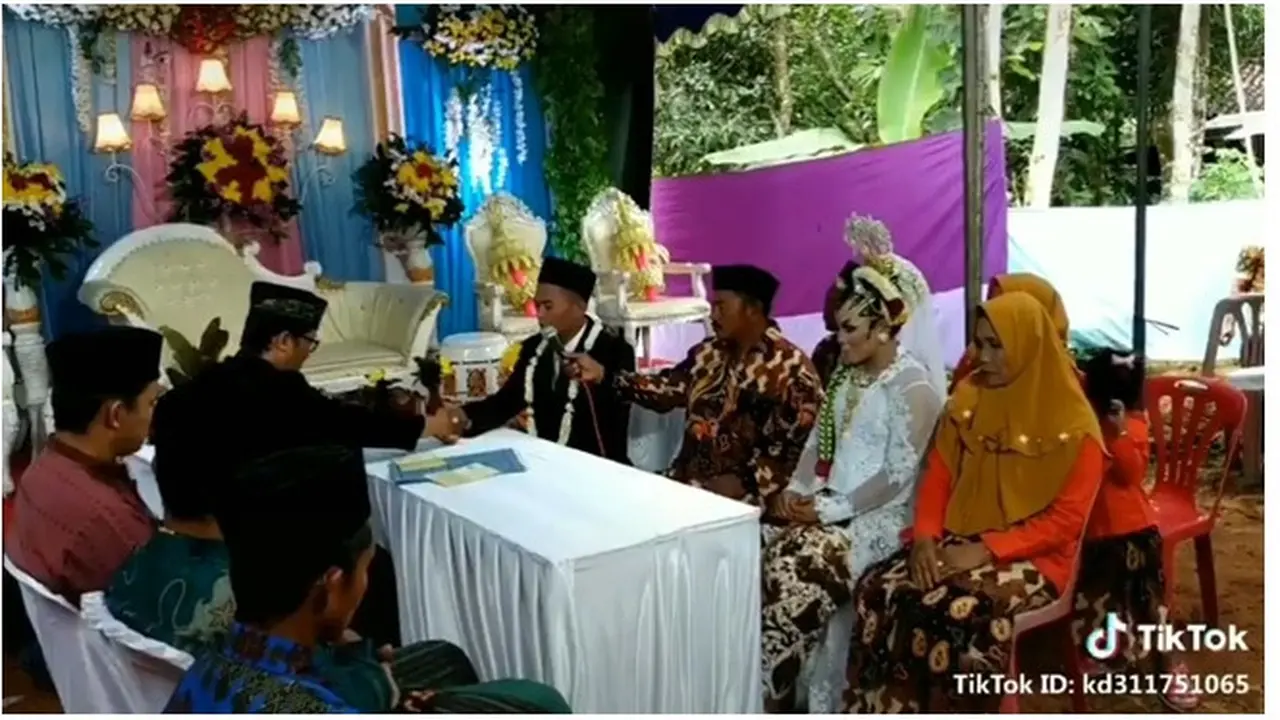 Gelar Resepsi Pernikahan Sederhana, Mas Kawin Pria Ini Bikin Jiwa Misquen Bergejolak