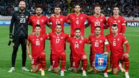 Ilustrasi Timnas Serbia. (AFP/Predrag Milosavljevic)