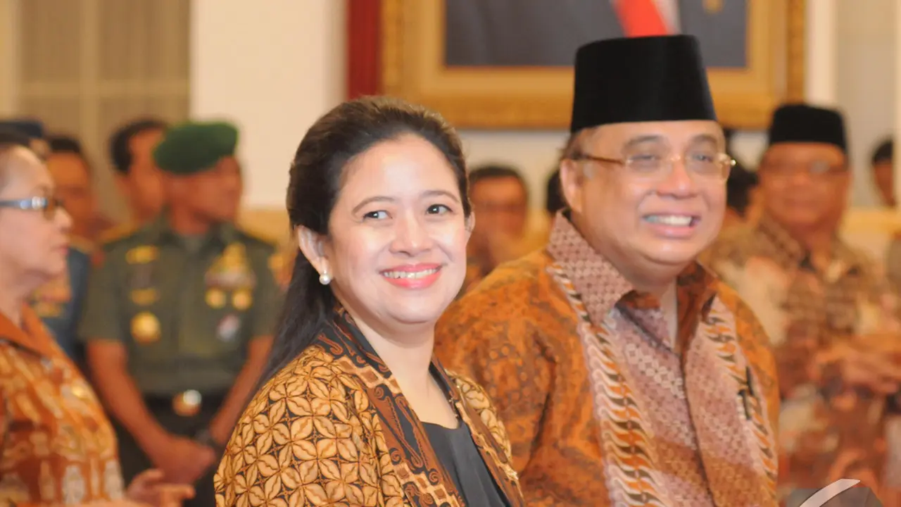 Suasana Pelantikan Menteri Kabinet Kerja di Istana Negara