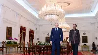 Presiden Jokowi menerima Dewan Penasihat Ibu Kota Nusantara (IKN) Tony Blair di Istana Merdeka Jakarta, Rabu (19/10/2022). (Foto: Biro Pers Sekretariat Presiden)