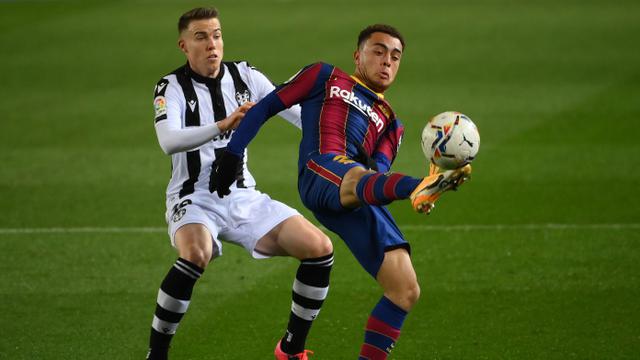 Foto Liga Spanyol: Lionel Messi Cetak Gol, Barcelona Susah Payah Taklukkan Levante