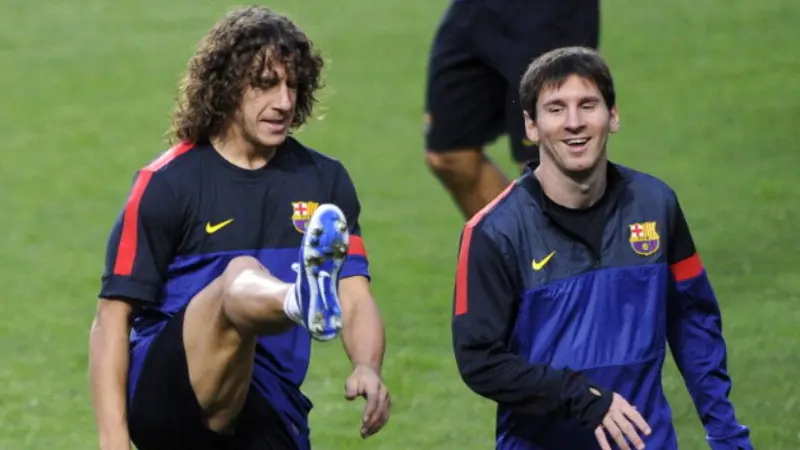 carles puyol - lionel messi