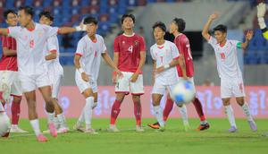 Pemain Timnas Indonesia U-22 saat melawan Myanmar pada pertandingan SEA Games 2025 di 700th Anniversary Stadium, Chiang Mai, Jumat (12/12/2025). (Bola.com/Bagaskara Lazuardi)