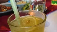 Es Temon (Tebu Lemon) di Plataran Venues & Dining. (Liputan6.com/Dinny Mutiah)