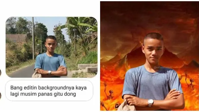 7 Potret Permintaan Nyeleneh Netizen saat Minta Diedit Fotonya Ini Bikin Senyum Sendiri