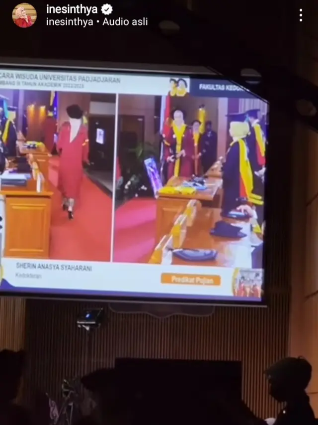 Ine Sinthya bangga Sherin anak bungsunya jadi Sarjana Kedokteran (Foto: instagram inesinthya/andrishambas)