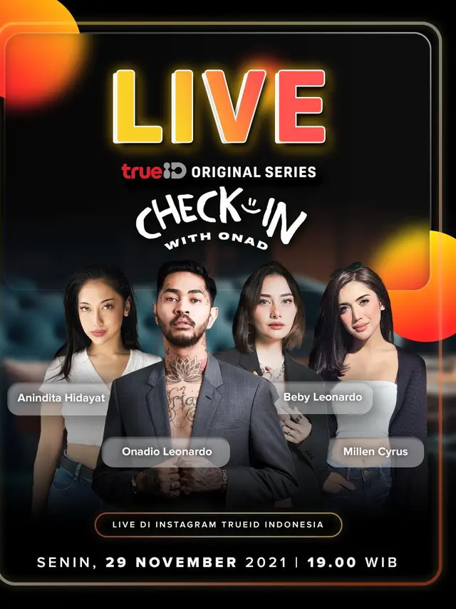 Onadio Leonardo alias Onad menjadi host di program talkshow Check In With Onad. Talkshow ini bisa dinikmati di aplikasi streaming TrueID