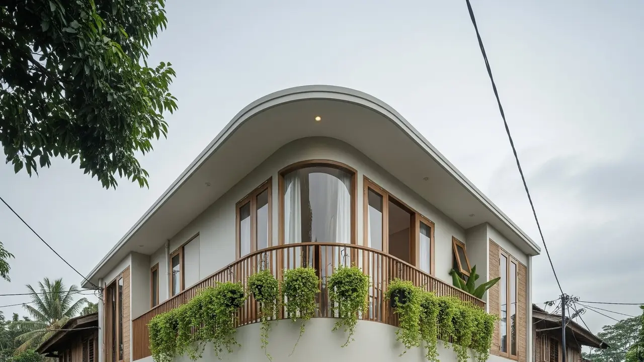 Gambar Rumah Sederhana di Kampung 2 Lantai