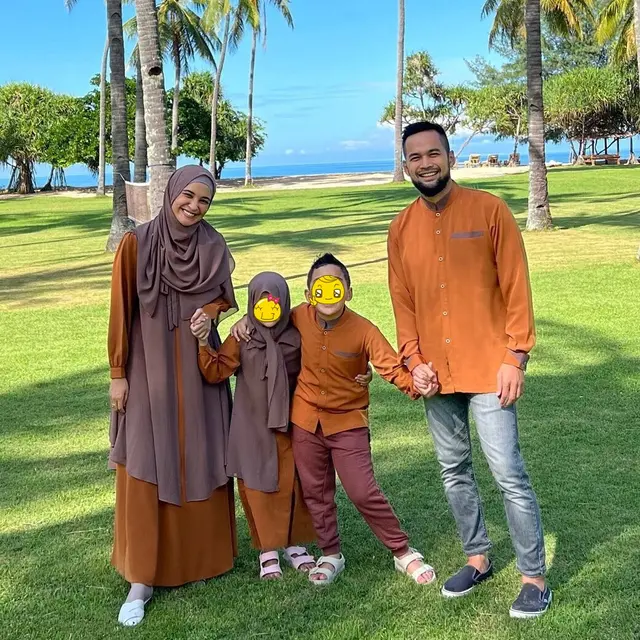 6 Potret Liburan Teuku Wisnu dan Shireen Sungkar di Lombok, Sempat Panik Ada Gempa