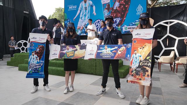 Peluncuran Aice Blueberry Cookies dan Aice Milk Tea Boba/Istimewa.