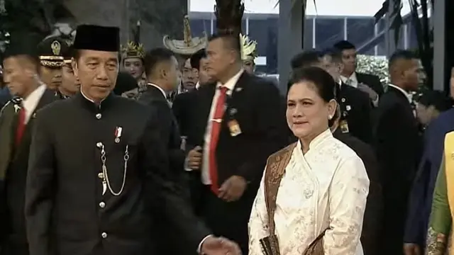 Penampilan Keluarga Jokowi di Pelantikan Prabowo-Gibran. [Youtube MPR]