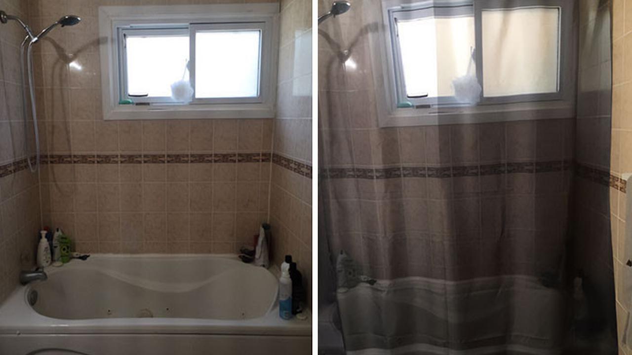 5 Potret Tirai Kamar Mandi Ini Bak Ilusi Optik, Bikin Terkecoh