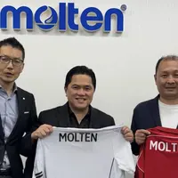 PSSI Jalin Kerja Sama dengan Molten Corp, Erick Thohir: Tambahan Semangat untuk Sepak Bola Indonesia