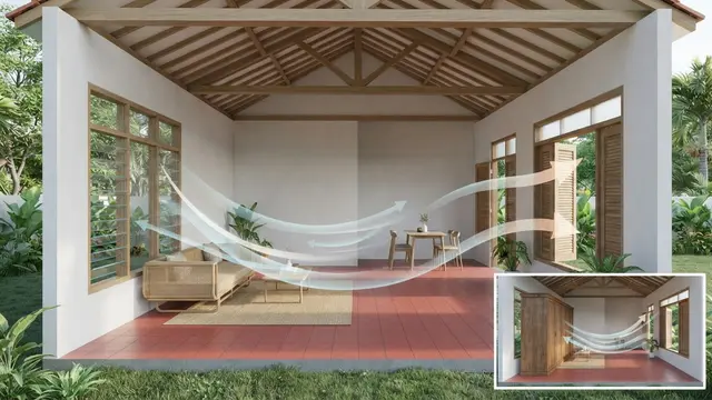 Cara Membuat Ventilasi Silang di Rumah Sederhana