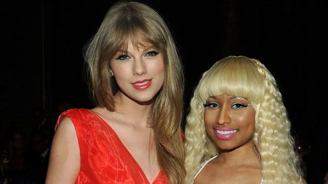 Taylor Swift dan Nicki Minaj (dailymail)