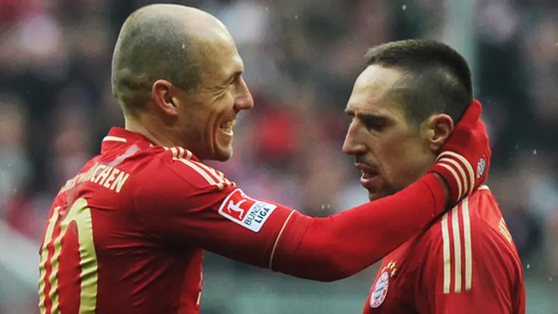 Arjen Robben dan Franck Ribery