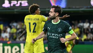 Gelandang Manchester City, Bernardo Silva. (Jose JORDAN / AFP)