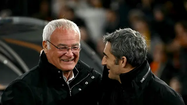 Claudio Ranieri dan Ernesto Valverde