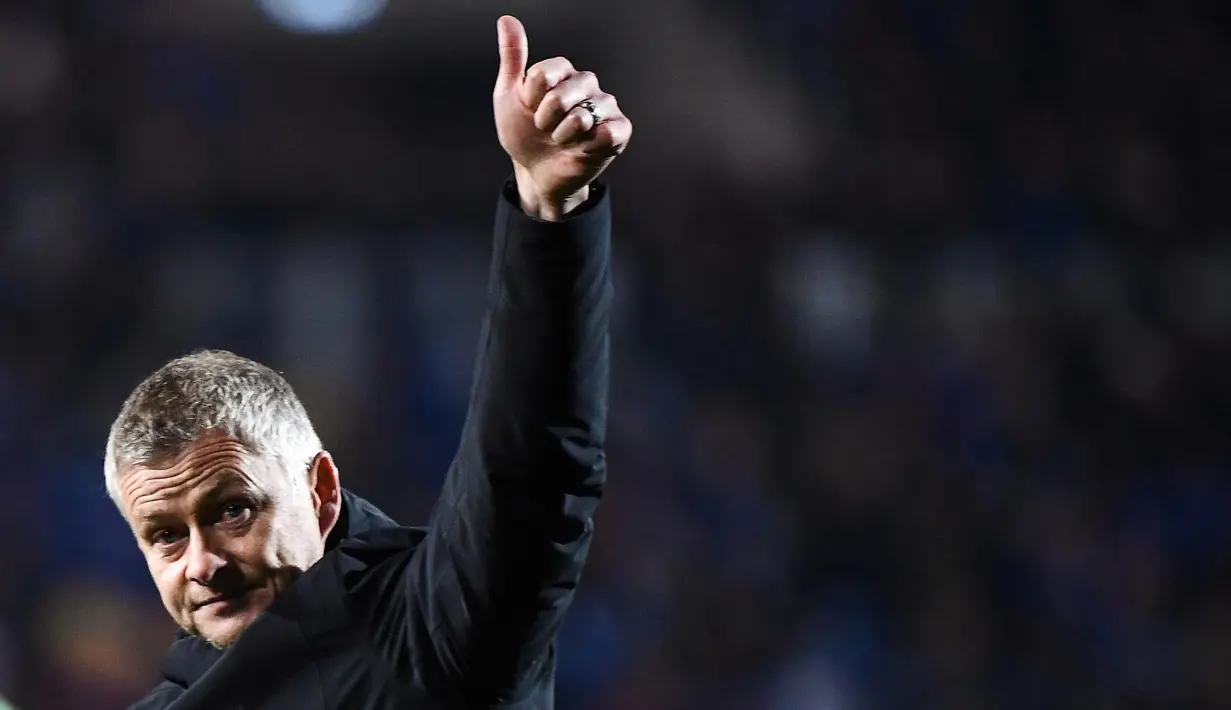 Tambahan satu poin tersebut membuat skuad Ole Gunnar Solskjaer masih berada di puncak Grup F dengan nilai tujuh. Sementara Atalanta di tempat ketiga dengan nilai lima. (AFP/Marco Bertorello)