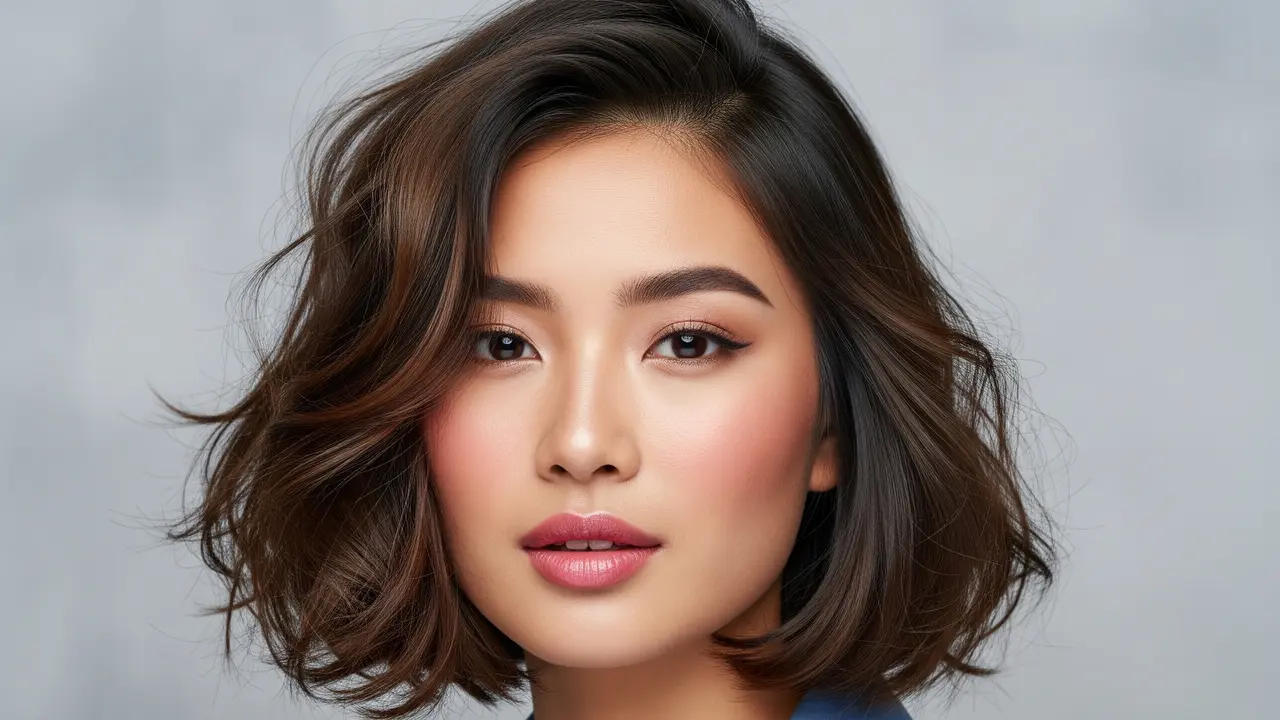 Potongan Rambut Pendek Wanita Muka Bujur