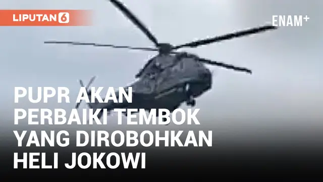 Helikopter Tim Jokowi Robohkan Tembok Stadion di Bengkulu, Begini Tanggapan Istana