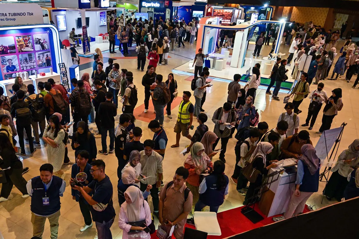 Potret Bursa Kerja yang Tak Pernah Sepi