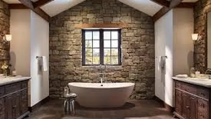 10 Desain Model Kamar Mandi Bergaya Mediterania yang Unik dan Nyaman