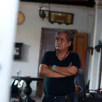 Teguh Karya merupakan sosok yang galak dan tega dan Slamet Rahardjo pun sempat merasakannya. Aktor senior ini bahkan pernah disebut Teguh sebagai ‘aktor tauco’. (Deki Prayoga/Bintang.com)