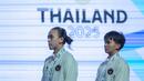Ganda putri Indonesia, Febriana Dwipuji Kusuma/Meilysa Trias Puspitasari, harus puas meraih medali perak pada nomor perorangan SEA Games 2025. (Bola.com/Bagaskara Lazuardi)
