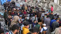 Seperti diketahui, gencatan senjata tahap awal antara Israel dan milisi Hamas mulai berlaku pada tanggal 19 Januari 2025. (Bashar TALEB/AFP)