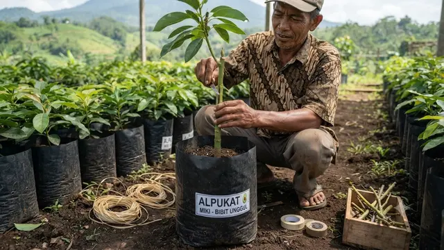 Cara Memperbanyak Cabang Alpukat