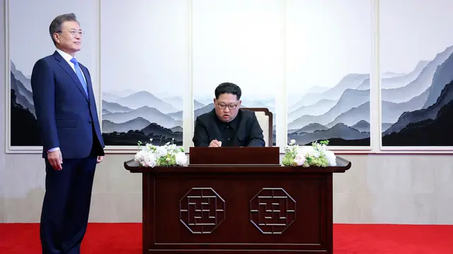 Pesan Kim Jong-un di Buku Tamu Peace House