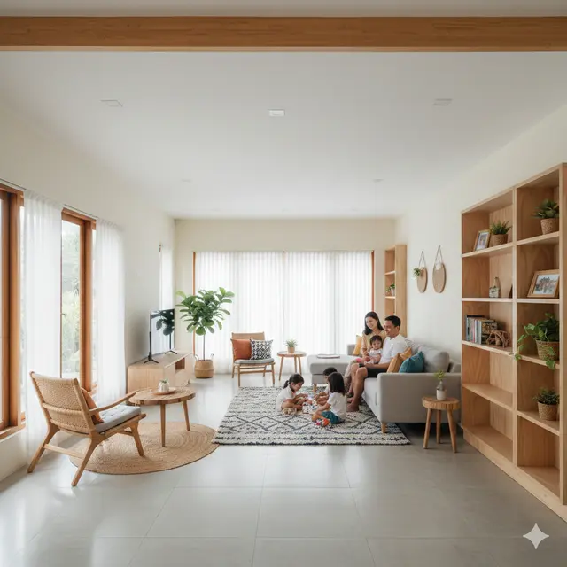 7 Model Rumah Kecil tapi Lega Konsep Open Space untuk Tinggal Bersama Mertua yang Nyaman, Rapi dan Tetap Punya Privasi