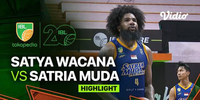 VIDEO: Highlights IBL 2023, Satria Muda Kalahkan Satya Wacana Salatiga 60-53