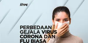 Perbedaan Gejala Virus Corona dan Flu Biasa