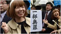 Seorang wanita seniman Jepang dibebaskan dari dakwaan telah menyebarkan karya berbentuk kelamin wanita.