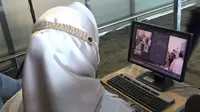 Tempat Pemeriksaan Imigrasi (TPI) di Bandara Internasional Soekarno-Hatta (Soetta) dilengkapi Smart Cam Face Recognition atau alat pemindai wajah.
