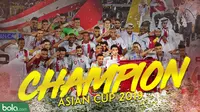 Qatar juara Piala Asia 2019 usai kalahkan jepang 3-1.  (Bola.com/Dody Iryawan)