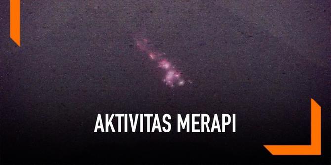 VIDEO: Gunung Merapi Kembali Luncurkan Lava Pijar