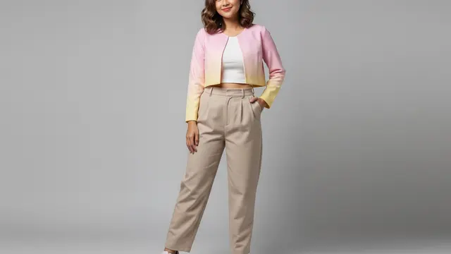 Outer Crop Gradasi Warna