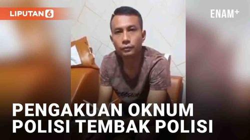 VIDEO: Viral Pengakuan Oknum Polisi Tembak Polisi di Lampung: Langsung Tembak Tanpa Cekcok