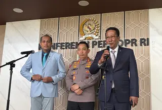 Wakil Menteri Hukum (Wamenkum) Eddy Hiariej (Delvira Hutabarat/Liputan6.com)
