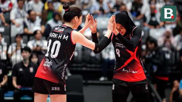 Red Sparks vs Tim Putri Indonesia All Star: Ekshibisi Fun Volleyball