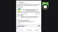 Cek Fakta: Tidak Benar Link Pendaftaran ASN pada Sekolah Rakyat