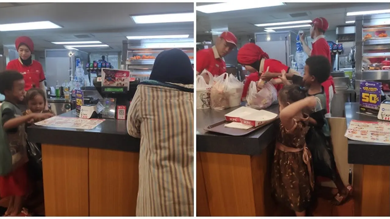 Aksi Ibu-Ibu Saat Melihat Bocah Beli Ayam Goreng Ini Bikin Haru