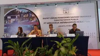 Paparan Publik PT Minahasa Membangun Hebat Tbk (HBAT) di Jakarta, Rabu (15/5/2024). (Dok HBAT)