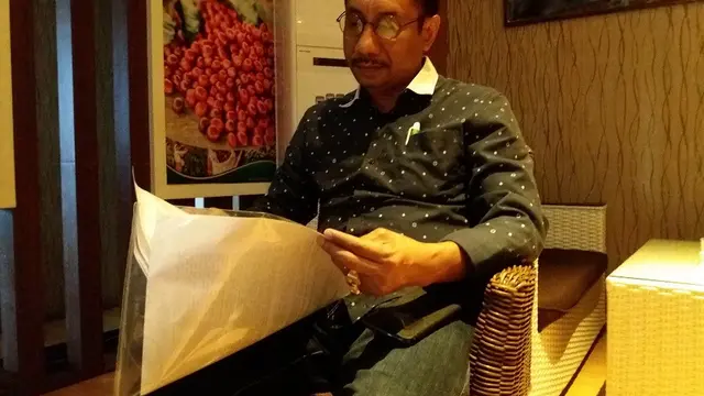 Jermias Rarsina, Penasehat Hukum pelapor dugaan pemalsuan surat otentik yang libatkan juragan emas di Makassar (Liputan6.com/ Eka Hakim)